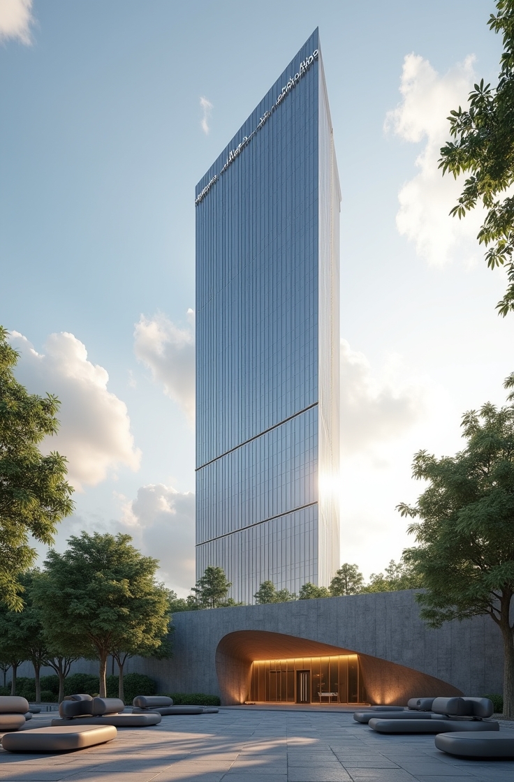 Edificios modernos en Asunción
